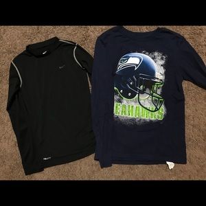 Seahawks L/S Shirt Nike DriFit M Boys